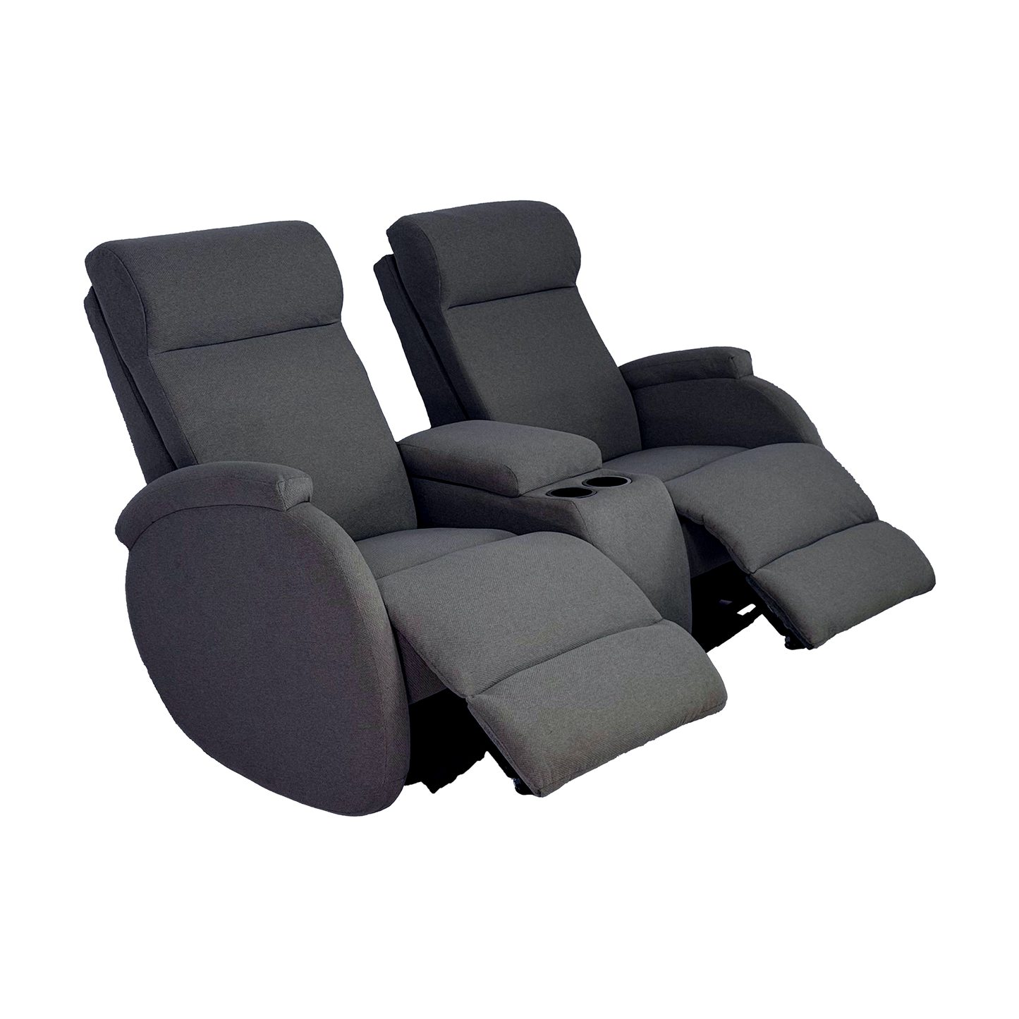 SILLÓN RECLINABLE ELÉCTRICO DOBLE CON CONSOLA