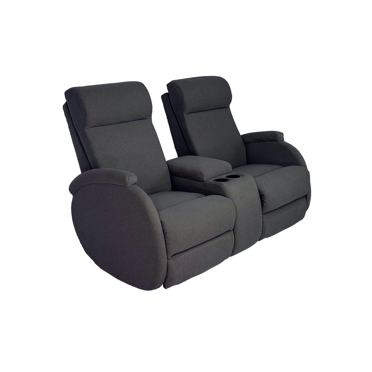 SILLÓN RECLINABLE ELÉCTRICO DOBLE CON CONSOLA