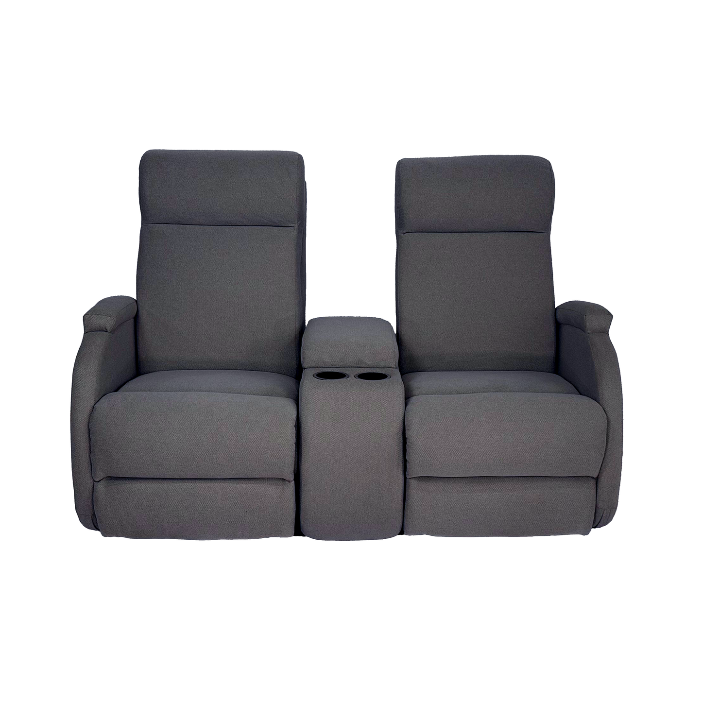 SILLÓN RECLINABLE ELÉCTRICO DOBLE CON CONSOLA