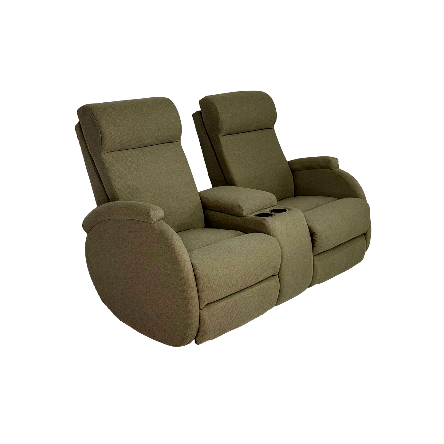 SILLÓN RECLINABLE ELÉCTRICO DOBLE CON CONSOLA