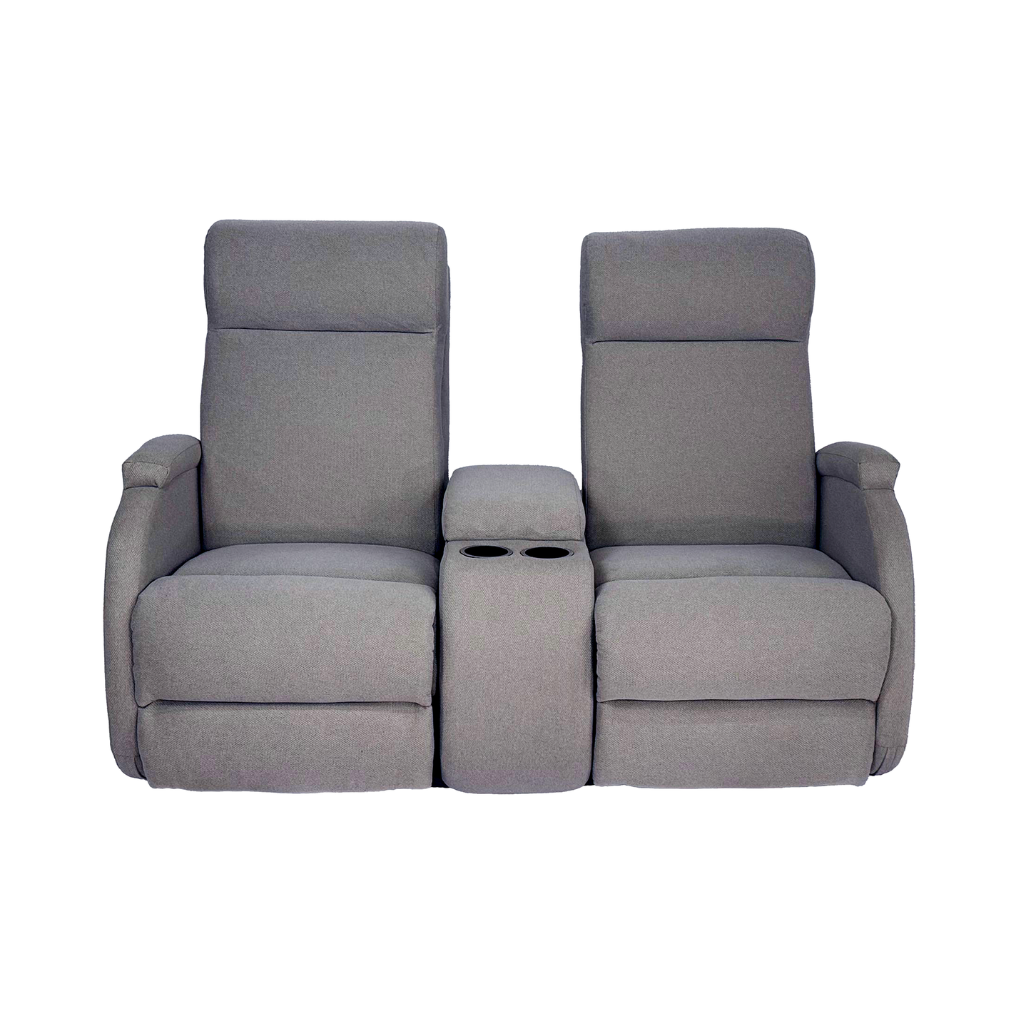 SILLÓN RECLINABLE ELÉCTRICO DOBLE CON CONSOLA